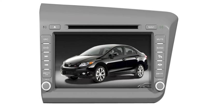 NECVOX 9829HD - 9929 BLACK EDITION 8 INCH DOUBLE DIN NAVİGASYONLU MULTİMEDYA CİHAZI HONDA CIVIC