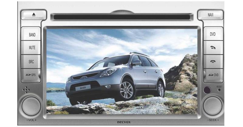 NECVOX 9837 HD 7 INCH DOUBLE DIN NAVİGASYONLU MULTİMEDYA CİHAZI(HYUNDAI I 20)