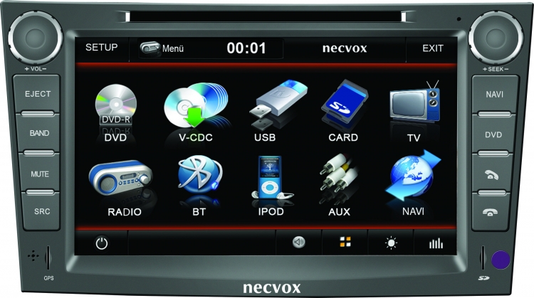 NECVOX DVA 9902 HD TOYOTA COROLLA BLACK EDİTİON 8 INCH NAVİGASYONLU MULTİMEDYA