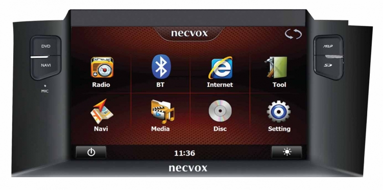 NECVOX DVN -P 1091 CITROEN C4 NEW PLATİNUM NAVİGASYONLU MULTİMEDYA