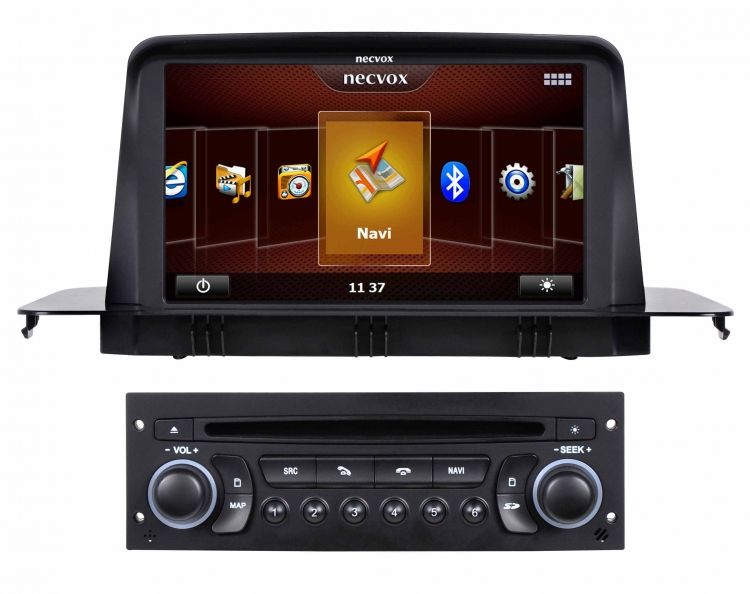 NECVOX DVN -P 1090 CITROEN C3 NEW PLATİNUM NAVİGASYONLU MULTİMEDYA