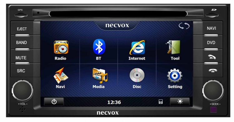 NECVOX DVA 9825 HD SUBARU LEGACY 7 INCH NAVİGASYONLU MULTİMEDYA