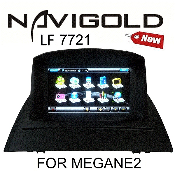 NAVIGOLD LF 7721 MULTIMEDYA TEYP MEGANE 2 İÇİN