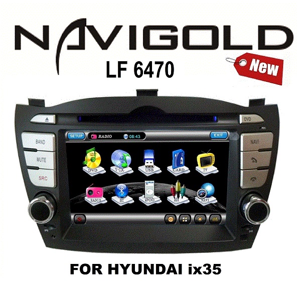 NAVIGOLD LF 6470 MULTIMEDYA TEYP HYUNDAI ix35 İÇİN