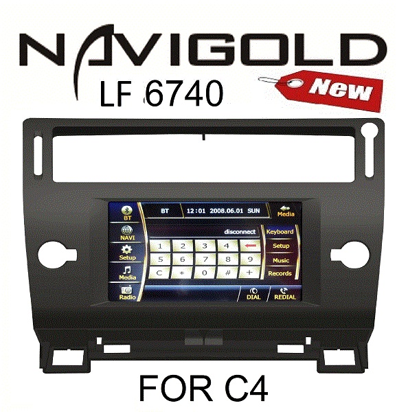 NAVIGOLD LF 6740 MULTIMEDYA TEYP CITROEN C4 İÇİN