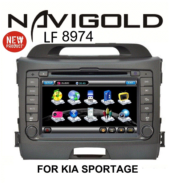 NAVIGOLD LF 8974 MULTİMEDYA TEYP KİA SPORTAGE İÇİN