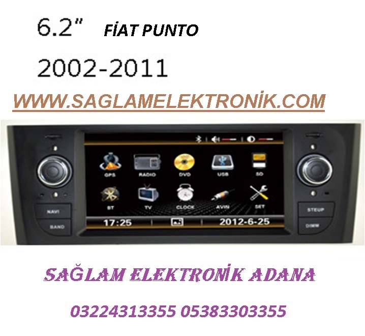 FİAT PUNTO ESKİ MULTİMEDYA NAVİGASYON DVD BLUETOOTH