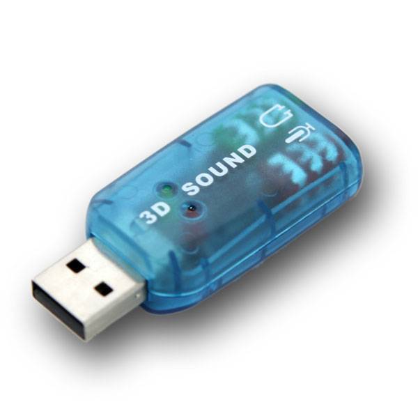 AL- 2010 5+1 USB SES MİKROFON KARTI VİRTUAL 3D